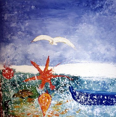Painting titled "LA CREATION D'AJACC…" by Formacolor Créateur Artistique, Original Artwork