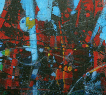 Peinture intitulée "phoenix-detail-1.jpg" par Michel Maréchal, Œuvre d'art originale