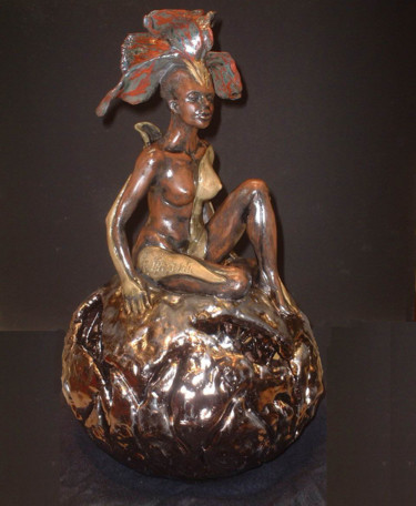 Sculpture intitulée "metamorphose-op-12" par Ayse F.Halbuni, Œuvre d'art originale