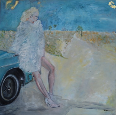 Peinture intitulée "ARIZONA DREAM" par Vareille Sorbac, Œuvre d'art originale, Huile