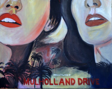 Painting titled "MULHOLLAND DRIVE 1" by Vareille Sorbac, Original Artwork, Oil