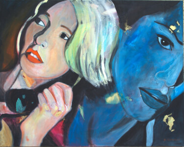 Peinture intitulée "MULHOLLAND DRIVE 2" par Vareille Sorbac, Œuvre d'art originale, Huile