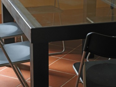 Handwerk mit dem Titel "Idea VII Table with…" von Bernhard Lüttmer, Original-Kunstwerk