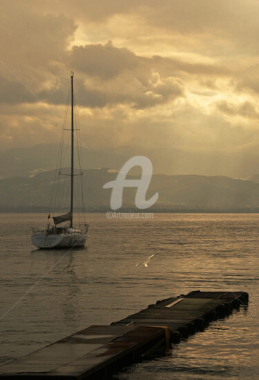 「quiet harbor」というタイトルの写真撮影 Fotoprokによって, オリジナルのアートワーク