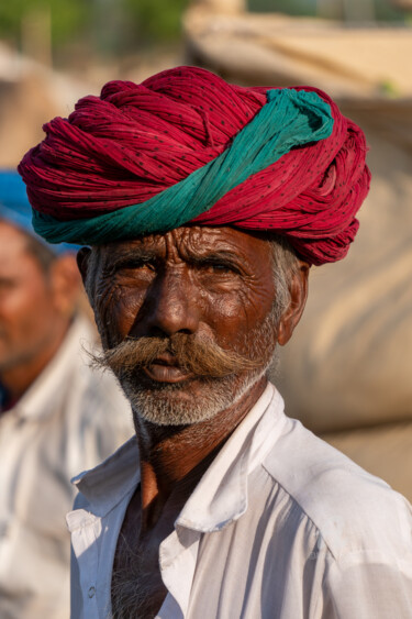 Photography titled "Indian portrait - 0…" by Robert Agoston, Original Artwork, Digital Photography