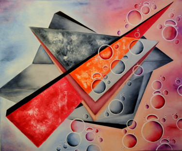 Pintura titulada "geometria-5.jpg" por Mirta Benavente, Obra de arte original, Acrílico