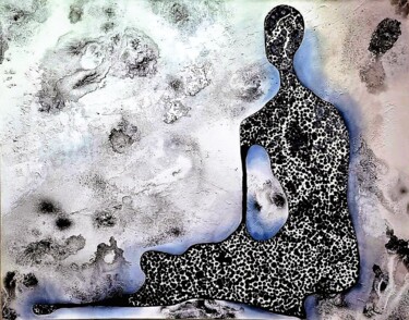 Картина под названием "Seres Contemporáneo…" - Mirta Benavente, Подлинное произведение искусства, Акрил Установлен на Деревя…
