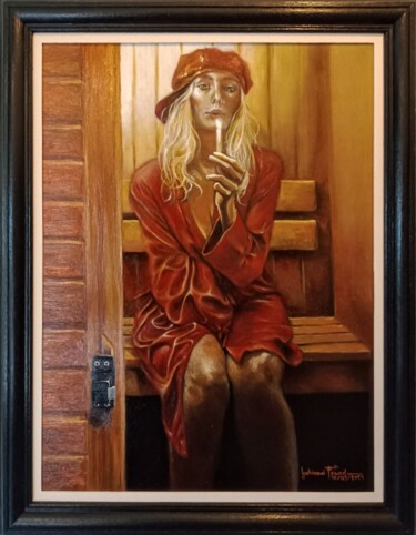 Painting titled "Sonia" by Fouad Yahiaoui, Original Artwork, Oil