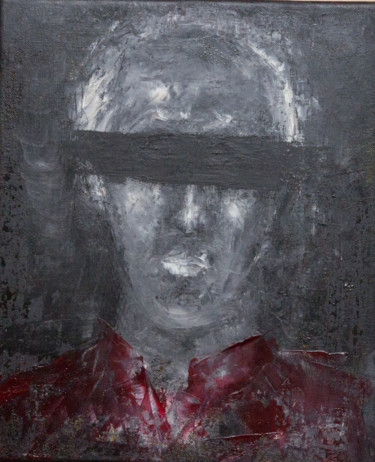 Painting titled "Blindfold" by Patrice Foussat, Original Artwork