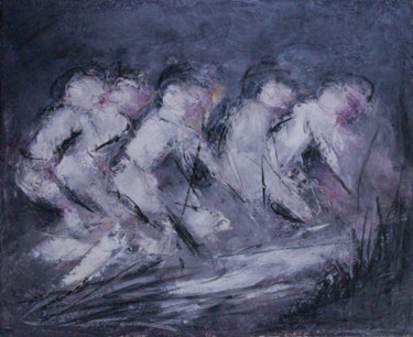 Painting titled "Evolution" by Patrice Foussat, Original Artwork