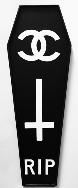 RIP "CHANEL" 200CM Scultura intitolato "RIP "CHANEL" 200CM" da ⭐️Fov⭐️, Opera d'arte originale, Legno