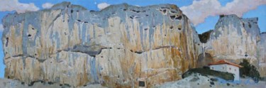 Картина под названием ""Вековые скалы"" - Александр Бритцев, Подлинное произведение искусства, Масло