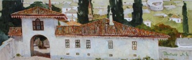 Картина под названием ""Ханский Двор"" - Александр Бритцев, Подлинное произведение искусства