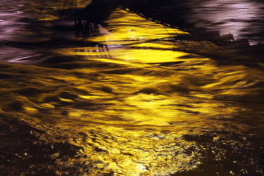 Photographie intitulée "L'or de l'Isère.jpg" par Florence Pouget-Landrieu, Œuvre d'art originale
