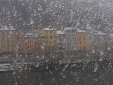 Photographie intitulée "Il neige derrière l…" par Florence Pouget-Landrieu, Œuvre d'art originale, Photographie numérique