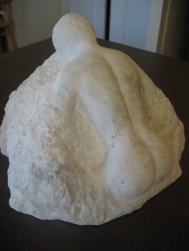 Sculpture intitulée "Femme pierre" par Florence Pouget-Landrieu, Œuvre d'art originale, Pierre