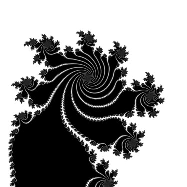 Grafika cyfrowa / sztuka generowana cyfrowo zatytułowany „Dragon” autorstwa Fractal Art By Nitisara, Oryginalna praca, 2D pr…