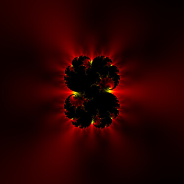 Digital Arts titled "Dark Matter" by Fractal Art By Nitisara, Original Artwork, 2D Digital Work