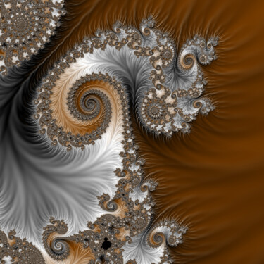 Arts numériques intitulée "Mushroom 3" par Fractal Art By Nitisara, Œuvre d'art originale, Travail numérique 2D