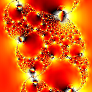 Digitale Kunst getiteld "Energy" door Fractal Art By Nitisara, Origineel Kunstwerk, 2D Digital Work