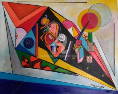 Pintura intitulada "AMOR DE UM FRUT2015O" por Fraguial, Obras de arte originais, Acrílico