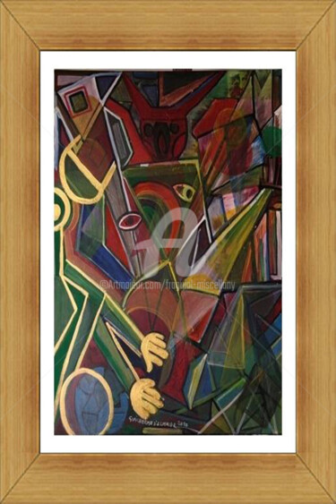 Картина под названием "MÃOS DE OURO" - Fraguial, Подлинное произведение искусства, Масло