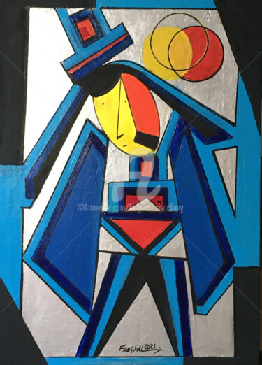 绘画 标题为“CAVALHEIRO” 由Fraguial, 原创艺术品, 丙烯
