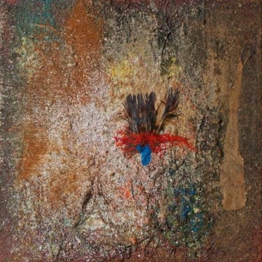 Painting titled "bird II" by Franboiz Ruiz, Original Artwork, Oil