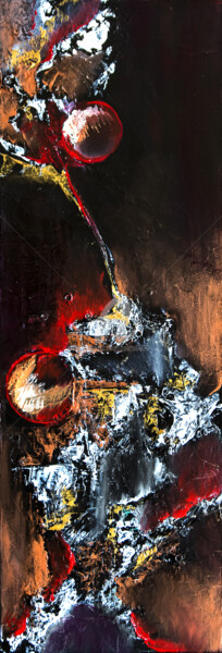 Картина под названием "Audace" - Françoise Dugourd-Caput, Подлинное произведение искусства, Акрил Установлен на Деревянная р…