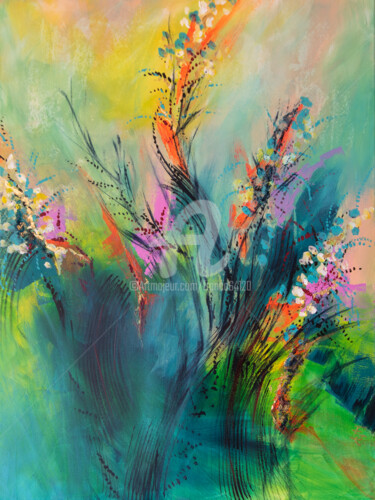 Messidor Peinture intitulée "Messidor" par Françoise Dugourd-Caput, Œuvre d'art originale, Acrylique