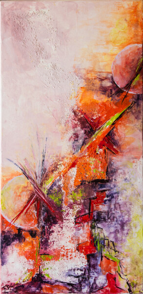 Картина под названием "Pensée" - Françoise Dugourd-Caput, Подлинное произведение искусства, Масло Установлен на Деревянная р…