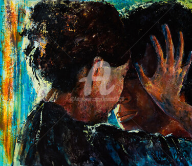 Картина под названием "Retour" - Françoise Dugourd-Caput, Подлинное произведение искусства, Акрил Установлен на Деревянная р…