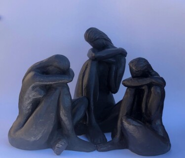 Sculpture intitulée "Variation" par France Faure/Wisman, Œuvre d'art originale, Argile
