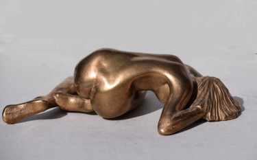 Sculptuur getiteld "Ariane" door André Réus, Origineel Kunstwerk, Bronzen