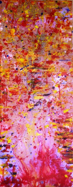 Peinture intitulée "explosion" par France Torregrosa, Œuvre d'art originale, Acrylique