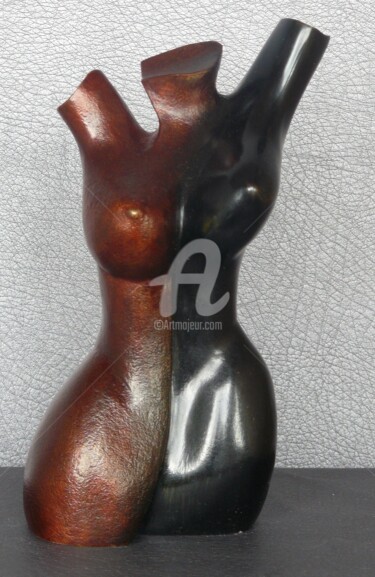 Sculpture intitulée "accueil-bronze.jpg" par Franceleine Debellefontaine, Œuvre d'art originale
