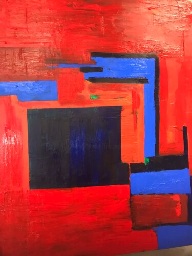 Pittura intitolato "Colour explosion 2" da Frances Bildner, Opera d'arte originale, Acrilico Montato su Telaio per barella i…