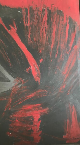 Painting titled "Distorted Perception" by Frances Bildner, Original Artwork, Acrylic