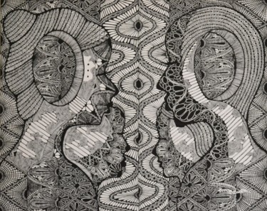 绘画 标题为“family ties” 由Frances Okala, 原创艺术品