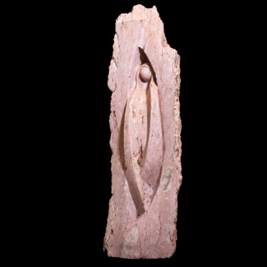 Sculpture titled "Virgem" by Francesc Serra, Original Artwork, Stone