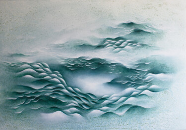 Malerei mit dem Titel "Light as water" von Francesca Borgo, Original-Kunstwerk, Acryl