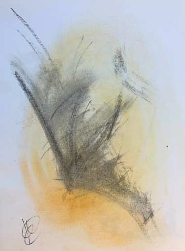 Картина под названием "Archetype_1" - Francesca Busalla, Подлинное произведение искусства, Древесный уголь