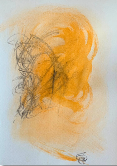 Картина под названием "Archetype_2" - Francesca Busalla, Подлинное произведение искусства, Древесный уголь