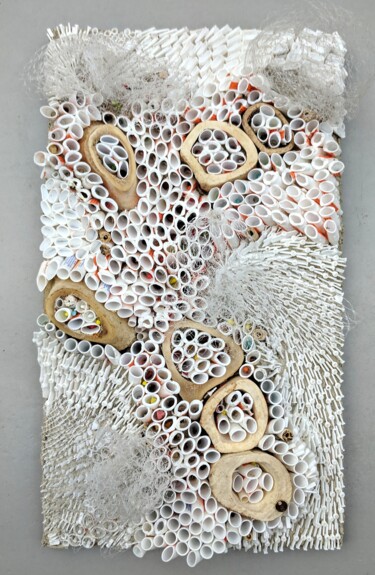 Γλυπτική με τίτλο "Hybrid Cactus (...a…" από Francesca Busca, Αυθεντικά έργα τέχνης, Πλαστική ύλη