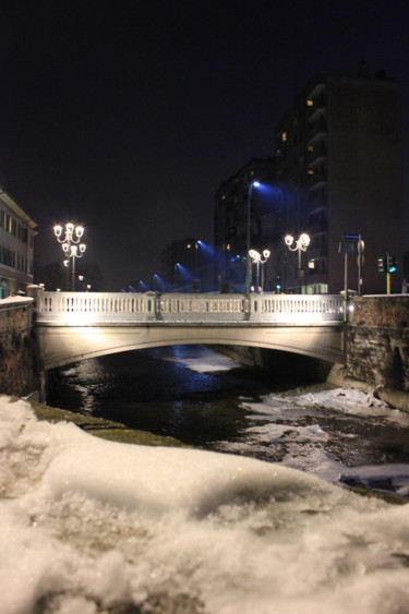Fotografia intitolato "ponte-di-via-bergam…" da Francesca Camisasca, Opera d'arte originale, Fotografia digitale
