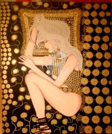 Malerei mit dem Titel "Frehel" von Francesca Fachechi (KEKI), Original-Kunstwerk, Acryl