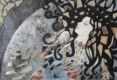 Pintura intitulada "sogno lunare" por Francesca Fachechi (KEKI), Obras de arte originais, Acrílico