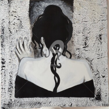Malerei mit dem Titel "Verso l'ombra" von Francesca Fachechi (KEKI), Original-Kunstwerk, Acryl