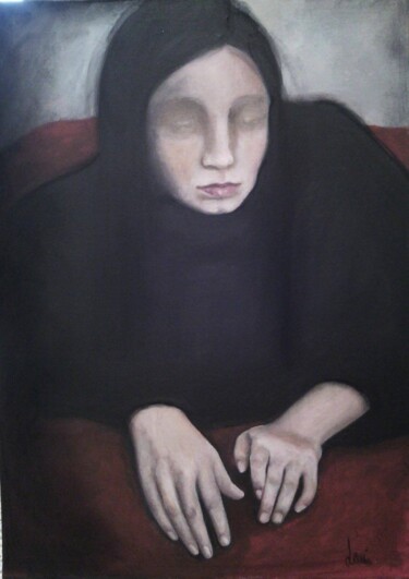 Pittura intitolato "Mani di donna" da Francesca Leoni, Opera d'arte originale, Acrilico