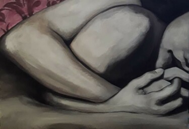Pintura titulada "Abbraccio abbraccio" por Francesca Leoni, Obra de arte original, Acrílico
